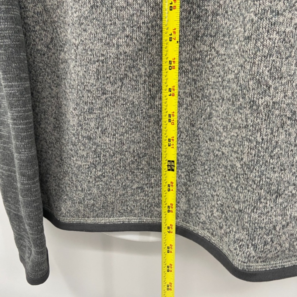 Patagonia Better Sweater 1/4 Zip Pullover Sweater Jacket Grey Silver Men XL Excl - Picture 9 of 13